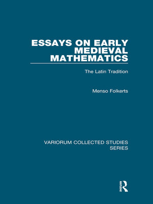 cover image of Essays on Early Medieval Mathematics